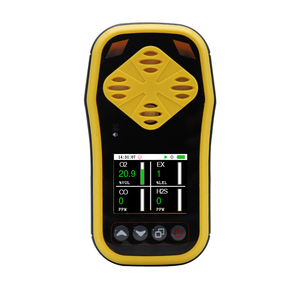 ハンドヘルド4ガスアナライザーCE認定ポータブルマルチ4ガス検知器 (CO、H2S、LEL、CH4用) - Product Image 1
