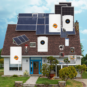 All-in-One 8KW Home Solar <strong>Power</strong> System <strong>Kit</strong> Monocrystalline Silicon Lithium Ion PWM Off-Grid Fully-<strong>Amped</strong> 6KW 10KW 30KW Series - Product Image 1