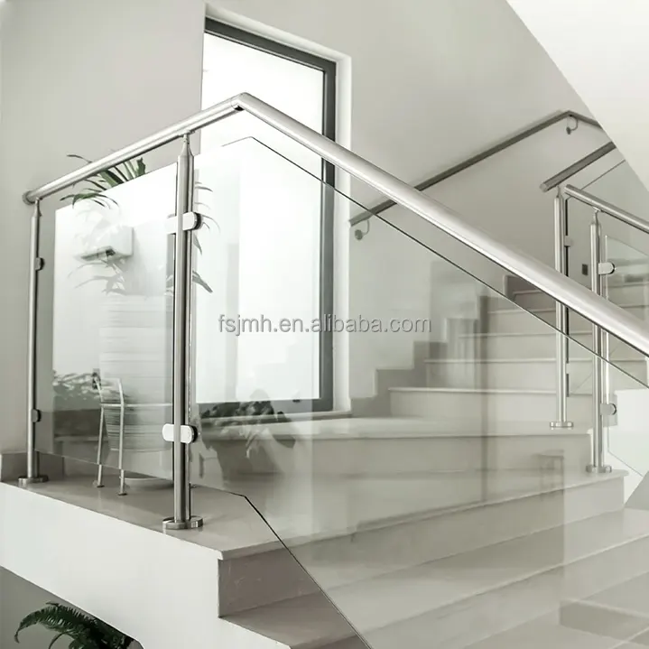 Balaustra Design corrimano per scale corrimano per esterni staffa di montaggio corrimano Post per scale interne