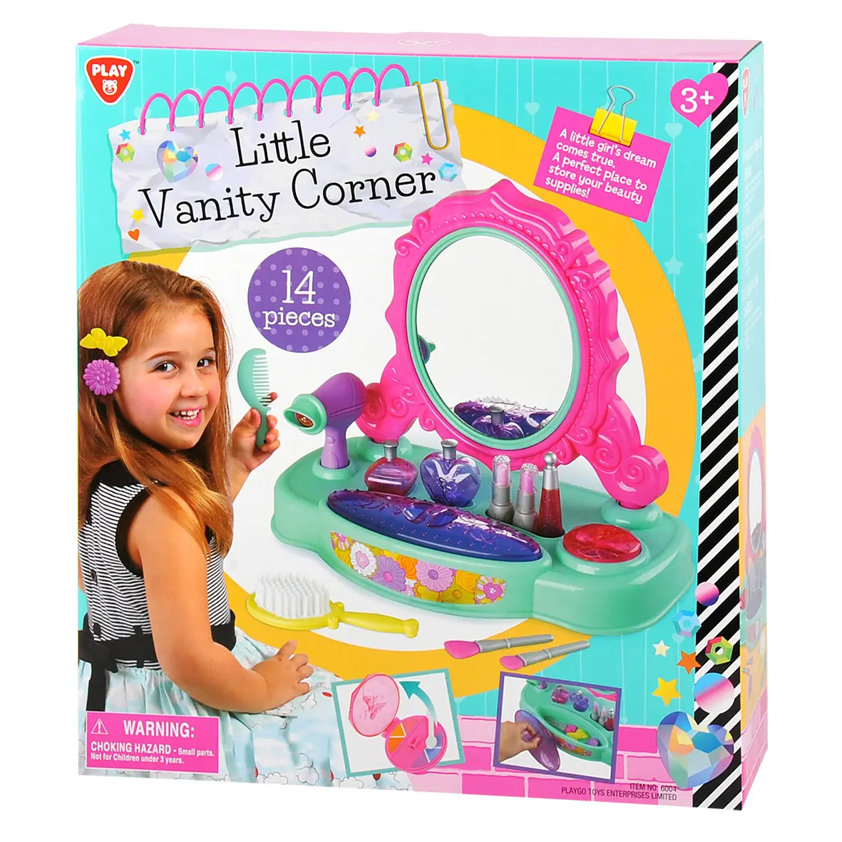 Playgo ít Vanity góc trung tâm làm đẹp Đồ chơi giáo dục cho trẻ em tamagotchi'