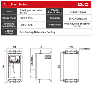 中国供应商通用节电器VFD控制器交流电机驱动软启动器380V 110KW电动机