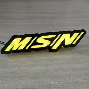 Misini Nhà Máy Tùy Chỉnh Biểu Tượng Ứng Dụng Điều Khiển Rgbw Màu <span class=keywords><strong>Chasing</strong></span> <span class=keywords><strong>LED</strong></span> Huy Hiệu Dấu Hiệu Logo Cho Xe - Product Image 1