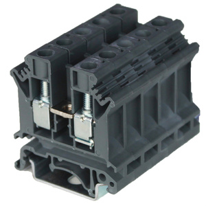 Modular <strong>Double</strong> <strong>Layer</strong> Wiring Connector Rail Mounted Multiple Wire Connection Screw <strong>Terminal</strong> <strong>Blocks</strong> - Product Image 4