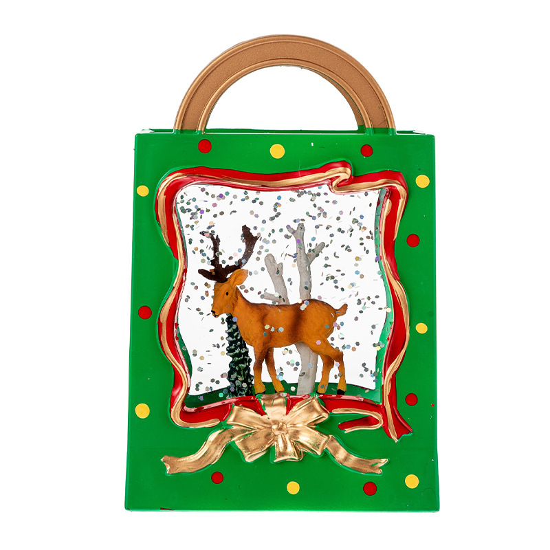 Pequeña bolsa de asas verde-ALCA-7,5 cm * 4cm * 11,5 cm