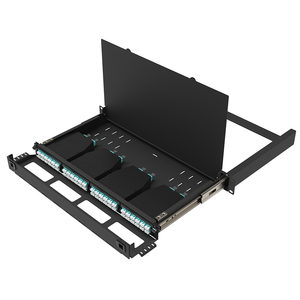 Alta Qualidade 1U 96F SC LC Aço Inoxidável Slide Fibra Distribuição Quadro Fibra Óptica <span class=keywords><strong>Patch</strong></span> <span class=keywords><strong>Panel</strong></span>