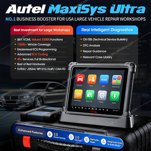 Autel Maxisys Ultra OB2 OBD2 40 + Servicio completo ECU Programación Herramienta de diagnóstico automático inteligente Escáner con 5 en 1 VCMI