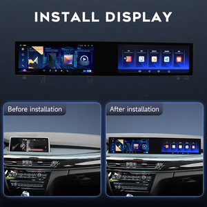 21 "אנדרואיד מסך כפול 10 רדיו רכב עם gps 360 יחידת ראש קרפצי עבור bmw x5 e70 2014-2017 - Product Image 3