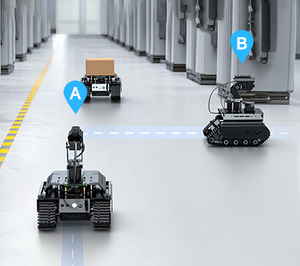 UGV Beast PT PI4B ROS2 Kit Open-source Off-Road Tracked AI Robot Dual <strong>controllers</strong> Suitable for <strong>Raspberry</strong> <strong>Pi</strong> 4B <strong>Raspberry</strong> <strong>Pi</strong> 5