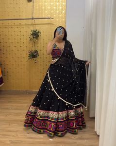 High on Demand Navratri Special Lehenga <strong>Choli</strong> With 2 Beautiful Colors Bridal Lehenga <strong>Choli</strong> at Wholesale Price - Product Image 3