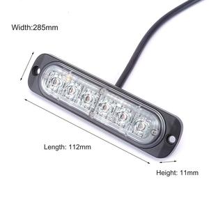 ไฟเตือนแอลอีดี1W 3W เตือนการจราจรไฟกระพริบ LED รถบรรทุกฉุกเฉินรถยนต์6 LED - Product Image 3