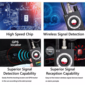 QZT Anti Spy <span class=keywords><strong>Detector</strong></span>, <span class=keywords><strong>RF</strong></span> <span class=keywords><strong>Signal</strong></span> <span class=keywords><strong>Detector</strong></span> & Camera Finder, <span class=keywords><strong>Bug</strong></span> <span class=keywords><strong>Detector</strong></span>, Sem fio