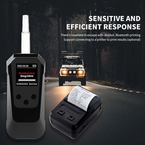 Customizable the New Type of Semiconductor <strong>Sensor</strong> Can Be Connected to a Printer <strong>Alcohol</strong> Tester Accepts Customized Logos