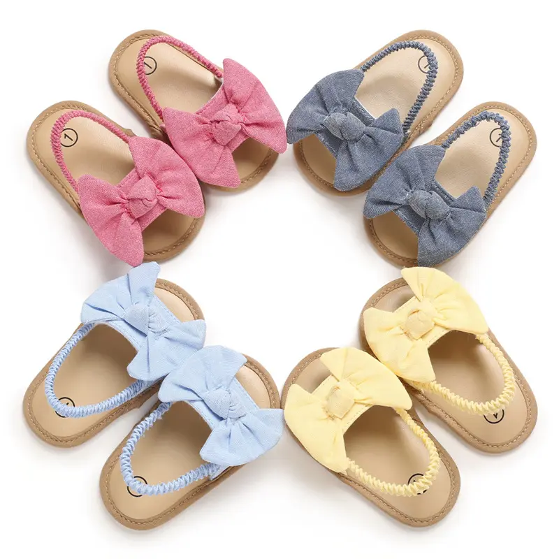 Chaussures princesse pour bébé nouveau-né Sandales pour bébé Chaussons bébé semelle souple