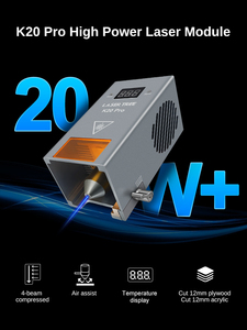 激光树5W 10W 20W 30W 40w高光功率二极管激光模块套件空气辅助蓝色激光头，用于数控刀具雕刻机 - Product Image 3
