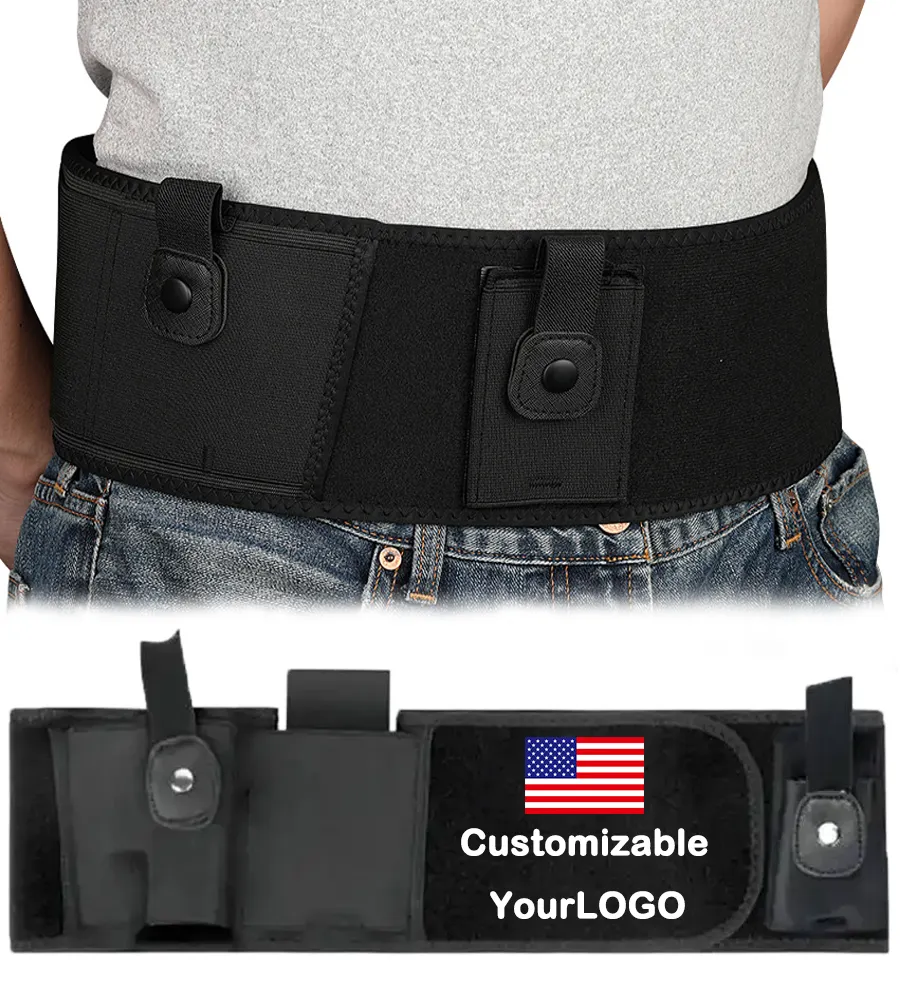 Belly Band Holster For Concealed Carry Women's Waistband Magnetic Hand Holster