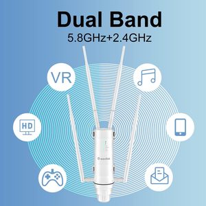 Wavlink IP65 AC1200MBPS กันน้ำกลางแจ้ง WiFi Extender Dual Band 2.4GHz 5.8GHz POE repeater VoIP ฟังก์ชั่น1000Mbps MAX LAN - Product Image 5