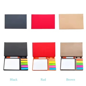 促销硬牛皮纸封面贴便笺记事本套装，带笔，用于办公文具和礼品 - Product Image 5