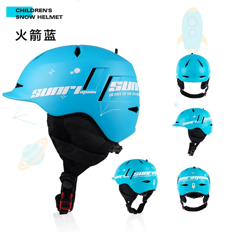 Materiais ambientalmente amigáveis para capacetes crianças ski