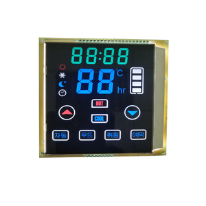 Yüksek parlaklık özel farklı renkli Lcd ekran modül haneli Segment monokrom 7 Lcd modülü