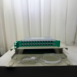 19inch ODF Rack Mount Fiber Optic Splice Tray <strong>with</strong> 24 Ports Indoor Use SC APC Interface Distribution Frame Fiber Optic Equipment - Product Image 4
