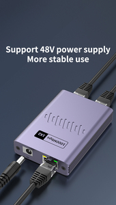 1 to 2 1 to 4 Ports 1000Mbps Long Range Gigabit POE and Network Ethernet Extender Compatible With POE or Ethernet Switches - Product Image 6