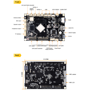 Mali-T764 su ordinazione della GPU RK3288 Android ha incorporato la Mini scheda madre industriale del Computer del PC per i dispositivi astuti di piccola dimensione - Product Image 2