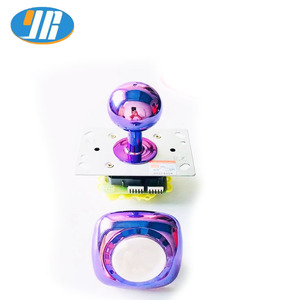 Double 5pin <strong>USB</strong> <strong>Arcade</strong> <strong>Controller</strong> Kit Racing Coin-Operated Game PC Button Kit Board Metal Material Used <strong>Arcade</strong> Joystick Machine