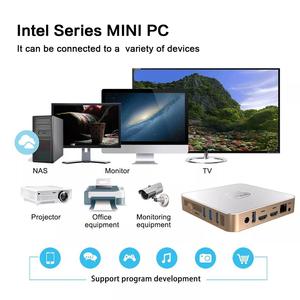 AK7 Linux pc工場で最もホットなデュアルコアN3350J3455デスクトップの家庭での使用デュアルHD出力M-SATA SSD Faless Computer Mini PC - Product Image 4