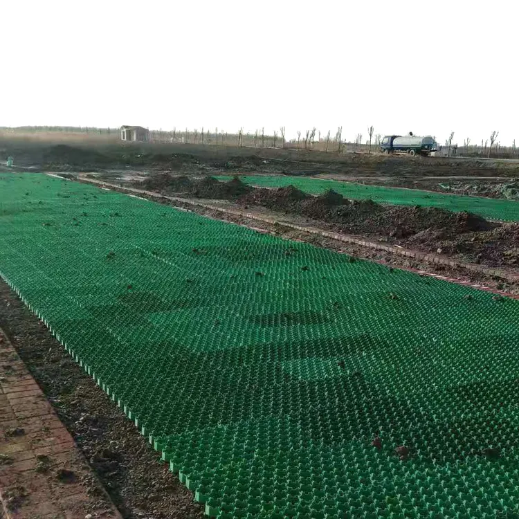 Fabriqué en Chine meilleur prix parking noble vivant communauté toit jardin gravier stabilisateur en plastique herbe pavé grille