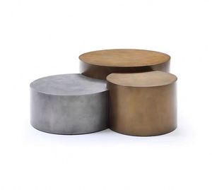 古董茶几圆形模块茶几不规则混合颜色 - Product Image 1