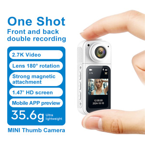 Mini Portable S70 Thumb Vlog <strong>Camera</strong> WIFI APP Wireless Control High-definition 2.7K 180&deg; Rotatable Magnetic Action <strong>Camera</strong> - Product Image 4
