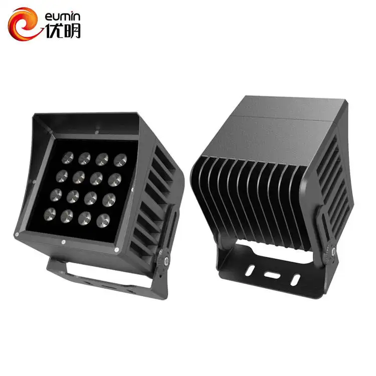 Building Decoration RGB Waterproof Ip66 16w Price 32w Ac Dc Lamp Outdoor Narrow Beam Led Flood Light For Building