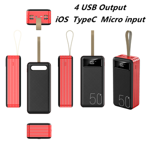 High Capacity Triple <strong>Input</strong> 4 USB <strong>Output</strong> 50000mAh <strong>Power</strong> <strong>Banks</strong> Mobile Phone Charger 50000 Mah Powerbank for Mobile Phone - Product Image 4
