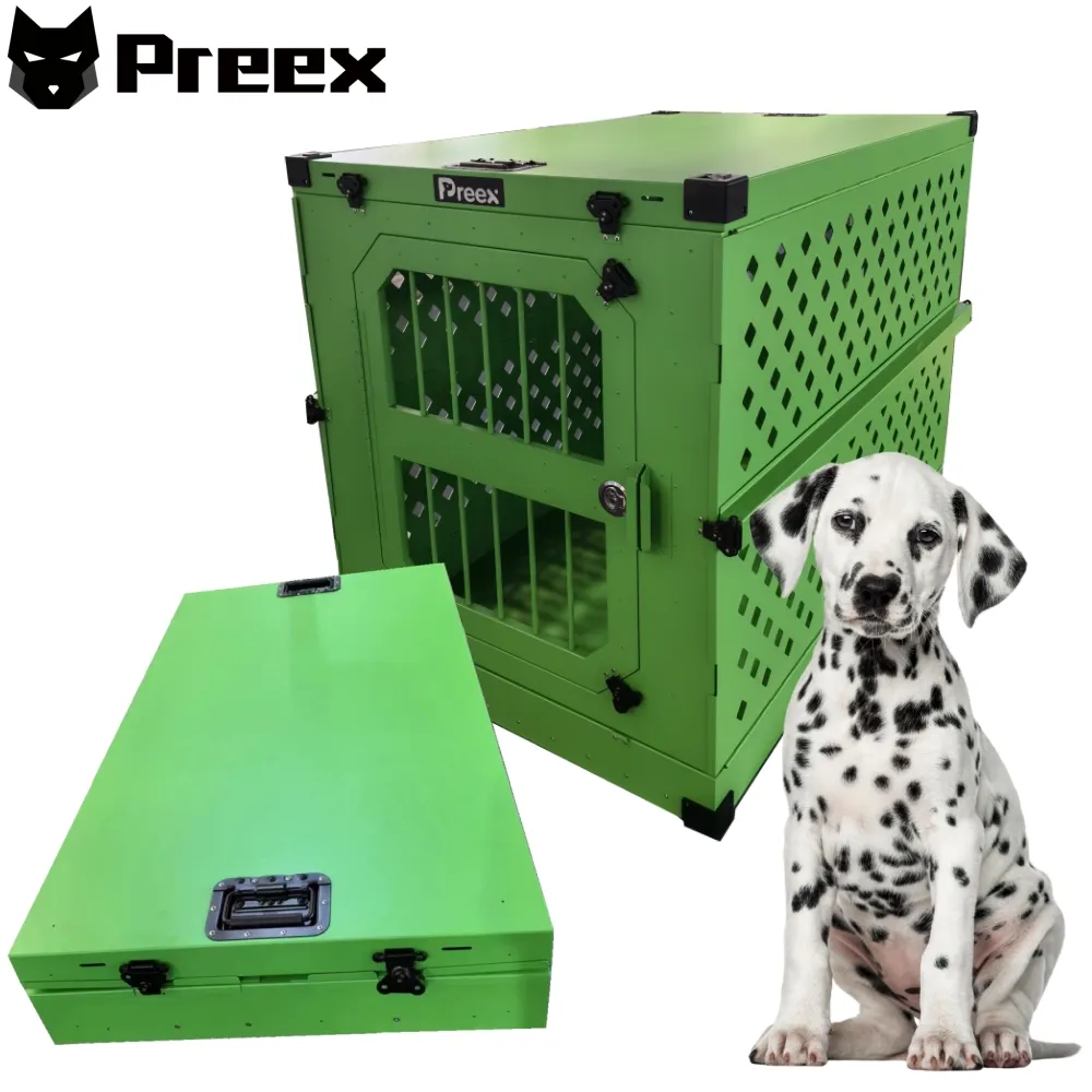 Ingrosso classico cane da riproduzione gabbia per animali domestici con una sola porta Pet cane cassa