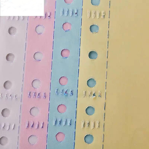Papel de impresión NCR continuo para ordenador, sin carbón, colorido