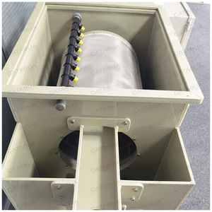 耐用的小型鼓式过滤器RAS水产养殖系统用于锦鲤池的旋转鼓式过滤器 - Product Image 4