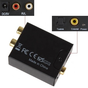 3,5 Mack ACK 2 * RCigigital a Analog udio onverter mmplifier ecoecoder tical ptical Fiber ooaxial igignal to Atereo udio ddapter - Product Image 4