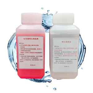专业GEN5 50毫升红色紫外墨水打印头强力液体清洗冲洗，用于数字印刷1000毫升体积