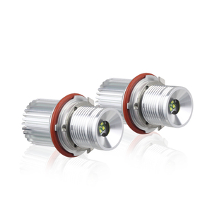 LIGHTOWL melek göz ampul E39 E87 <span class=keywords><strong>LED</strong></span> gümüş far ampulü gümüş kılıf E60 E61 E63 E65/E66 <span class=keywords><strong>E83</strong></span> E53 iki paketi