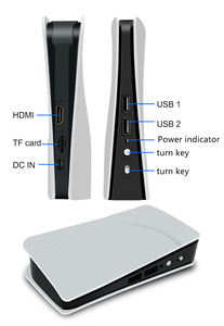 6.18 Retro oyun konsolu P5X HD oyun ev kullanımı <span class=keywords><strong>TV</strong></span> 64GB 40000 + 2 kablosuz 2.4GHz kontrolörleri ile