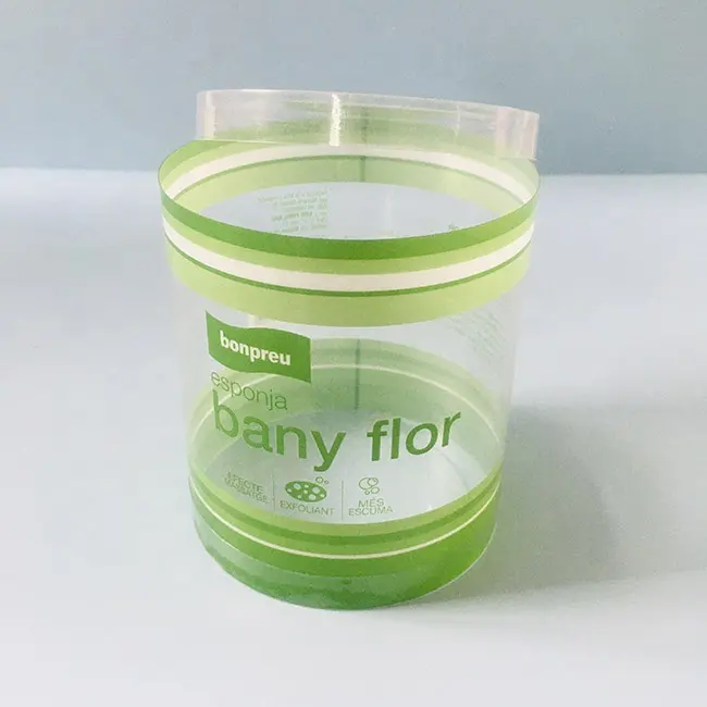 Customized PVC PET Plastic Cylinder Transparent Eco-Friendly Round Box Cylinder Clear Plastic Packaging Tubes with Lid