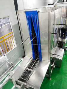 工業用野菜フルーツパレットトレイ洗濯乾燥機304ステンレス鋼トンネル型ターンオーバーパレット洗濯機 - Product Image 3