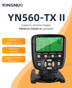 <span class=keywords><strong>Yongnuo</strong></span> YN560-TX II Wireless <span class=keywords><strong>Flash</strong></span> Controlador Rádio Gatilho para YN560 III YN560 IV <span class=keywords><strong>Flash</strong></span> Speedlite