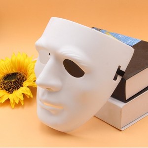 Siyah/beyaz plastik erkek maske klasik tam yüz maskesi elastik kravat balo Wedding düğün parti festivali maske fabrika özel