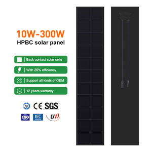 Hiệu quả cao 100 W Monocrystalline panel năng lượng mặt trời BC cell 12V <span class=keywords><strong>PV</strong></span> <span class=keywords><strong>Module</strong></span> 100 Watt 120W 160W Dải năng lượng mặt trời bảng điều khiển cho lưới điện ra khỏi hệ thống - Product Image 1