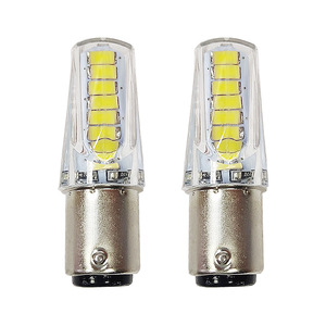 Baobao ไฟเบรก LED สำหรับรถยนต์และรถจักรยานยนต์ใหม่ไฟหน้า1157 2835 32SMD หลอดไฟขนาดเล็กไฟกระพริบ RGB ไฟเบรคน้ำ - Product Image 4