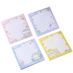 Bloc de notas de escritura promocional Post Note Custom Kawaii Sticky Notes Memopad Set con logotipo impreso - Product Image 3