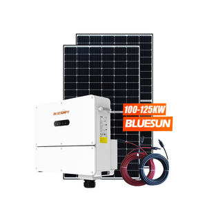 太阳能发电系统全套发电厂400千瓦家庭电力太阳能电池板 - Product Image 1