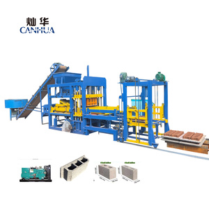 Best Selling Qt4-15 Full Automatic Hydraulic Soil <strong>Building</strong> <strong>Block</strong> <strong>Machine</strong> Made Cement Core Engine PLC 220V Available USA - Product Image 2
