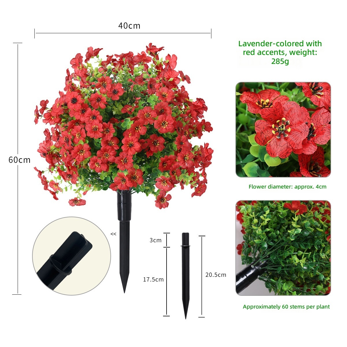 Violet ground red